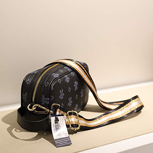 Kolti Replacement Shoulder Bag Shoulder Strap, Wide and Adjustable, Gold-30 Buckle, 1.5 Inch Width - Image 3