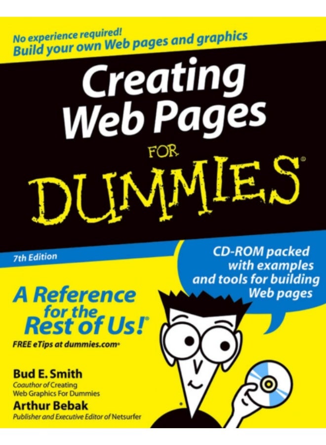 Creating Web Pages for Dummies, 7th Edition, a guide designed specifically for beginners who want to create and publish their own web pages with no prior experience - Image 1