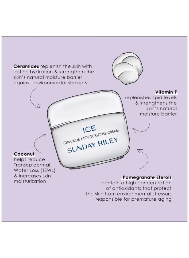 Sunday Riley ICE Ceramide Moisturising Cream 50g - Image 4