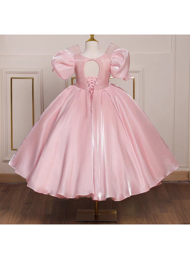 Children's Dress Princess Dress Classy Accessible Luxury Catwalk Girl Piano Performance Dress Fashionable Little Girl Hosting Evening Dress - Image 3