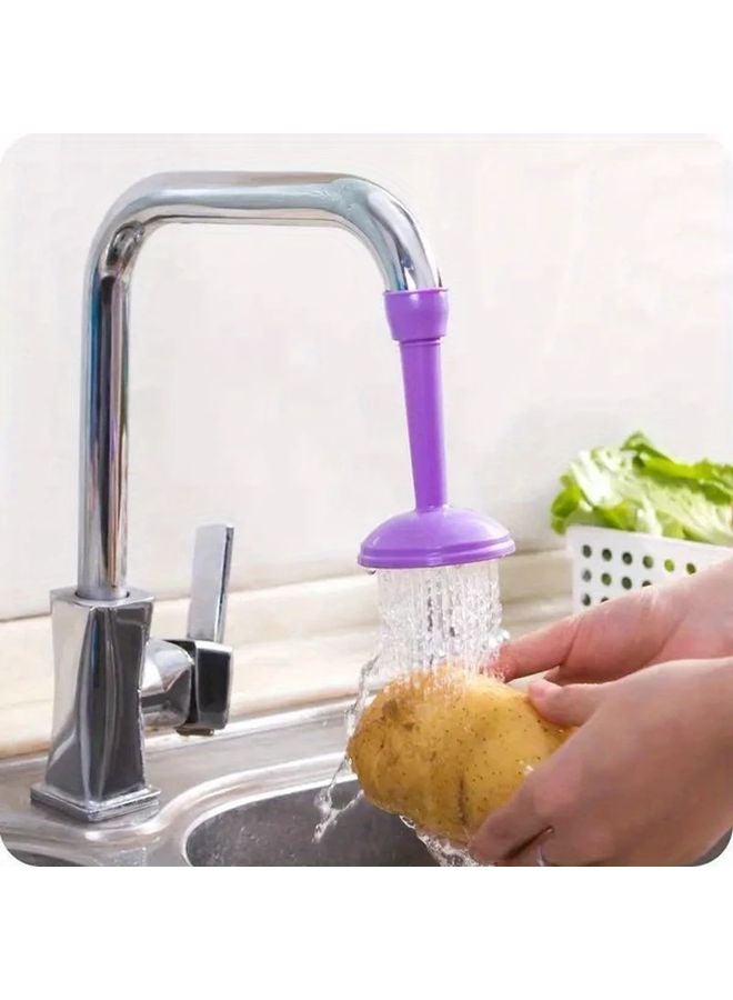 Long Style Blue Modern Water Faucet Pressure Regulator Splash Guard Extension Easy to Install - Image 2