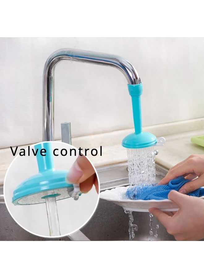 Long Style Blue Modern Water Faucet Pressure Regulator Splash Guard Extension Easy to Install - Image 4