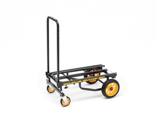 Rock-N-Roller R6RT (Mini) 8-in-1 Folding Multi-Cart/Hand Truck/Dolly/Platform Cart/29" to 42.5" Telescoping Frame/500 lbs. Load Capacity, Black - Image 3
