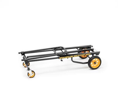 Rock-N-Roller R6RT (Mini) 8-in-1 Folding Multi-Cart/Hand Truck/Dolly/Platform Cart/29" to 42.5" Telescoping Frame/500 lbs. Load Capacity, Black - Image 5