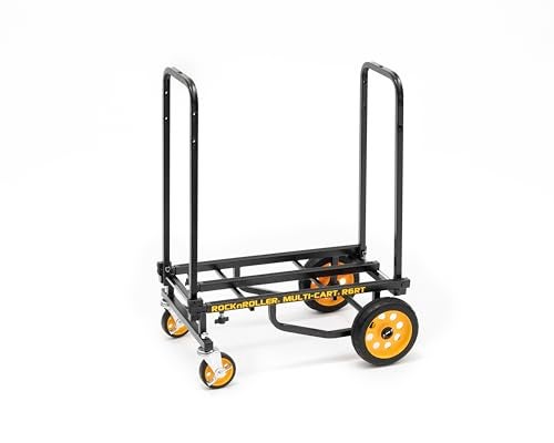 Rock-N-Roller R6RT (Mini) 8-in-1 Folding Multi-Cart/Hand Truck/Dolly/Platform Cart/29" to 42.5" Telescoping Frame/500 lbs. Load Capacity, Black - Image 2