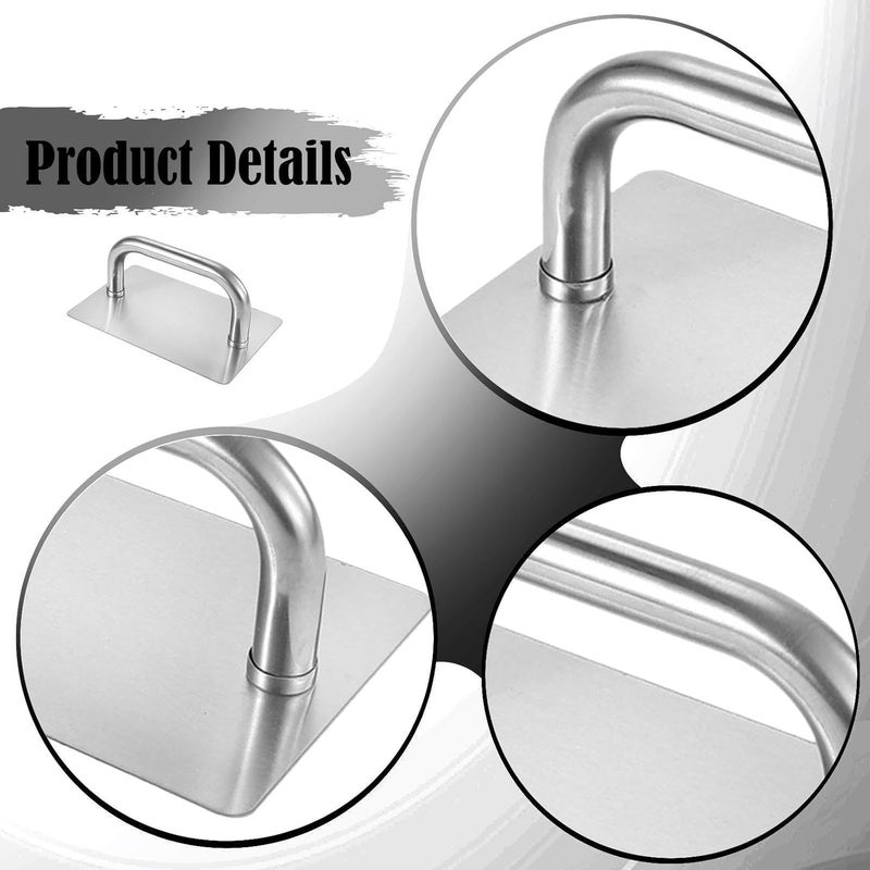 Stainless Steel Nougat Hand Presser - Heavy Duty Cake Flattener Tool (7.6x5.1x2.4 inch) - Image 5
