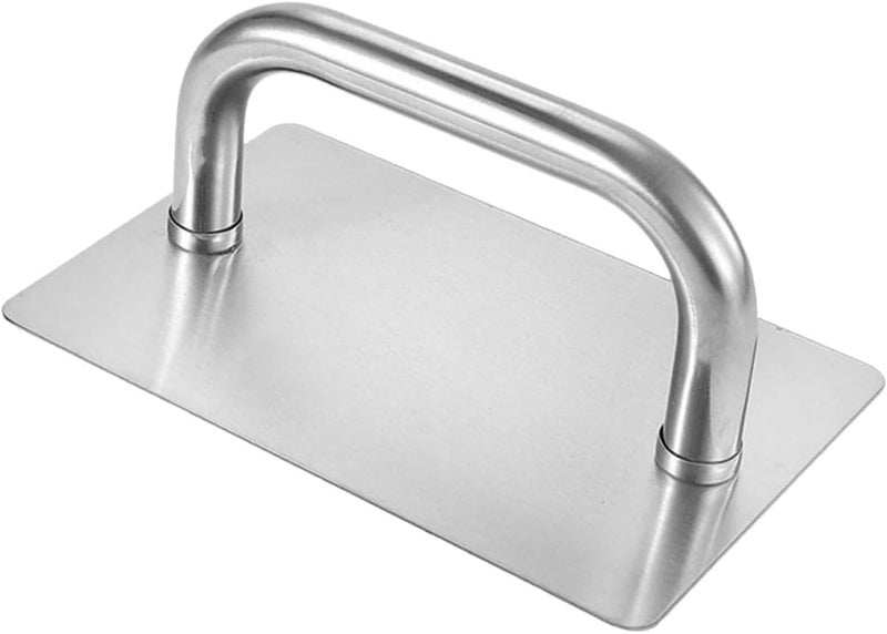 Stainless Steel Nougat Hand Presser - Heavy Duty Cake Flattener Tool (7.6x5.1x2.4 inch) - Image 1