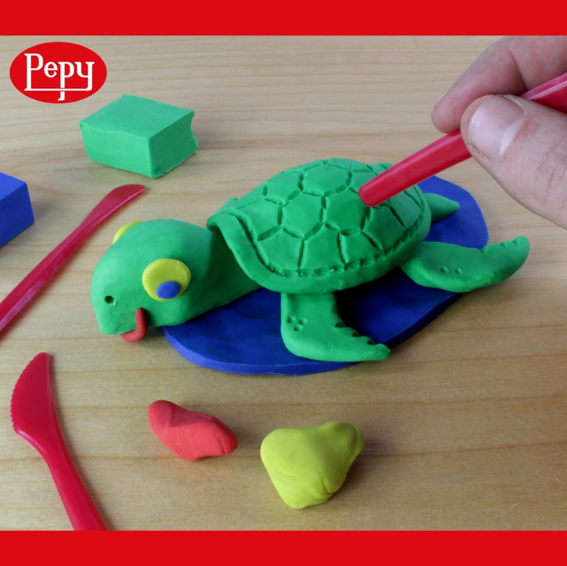 Pepy Reusable and Non-Drying Oil-Based Plasticine Modeling Clay, Primary Colors, 1 Pound, Sulfur-Free & Non-Toxic, Great for Kids, Beginners, and Artists, Perfect for Arts and Crafts Projects - Image 5