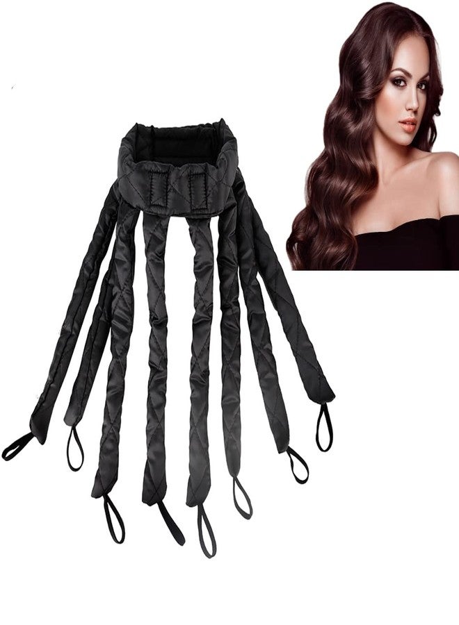 Tirdkid Heatless Curler,2025 New Upgraded Eight Claw Design Heatless Curls, You can Hair Curlers to Sleep in Soft Hair Rollers（Black） - Image 1