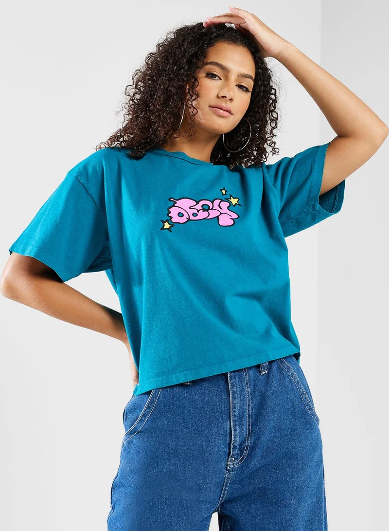 OBEY Bubble And Stars T-Shirt