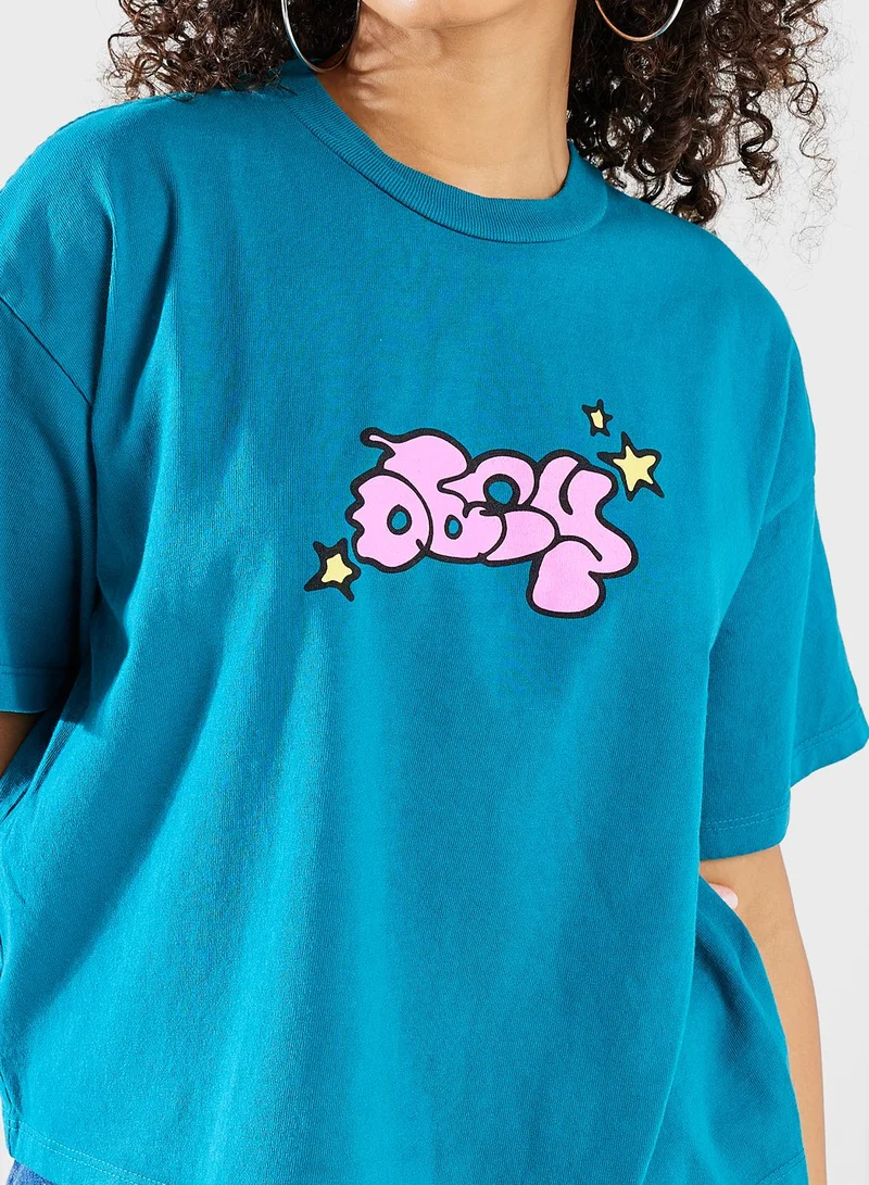 OBEY Bubble And Stars T-Shirt