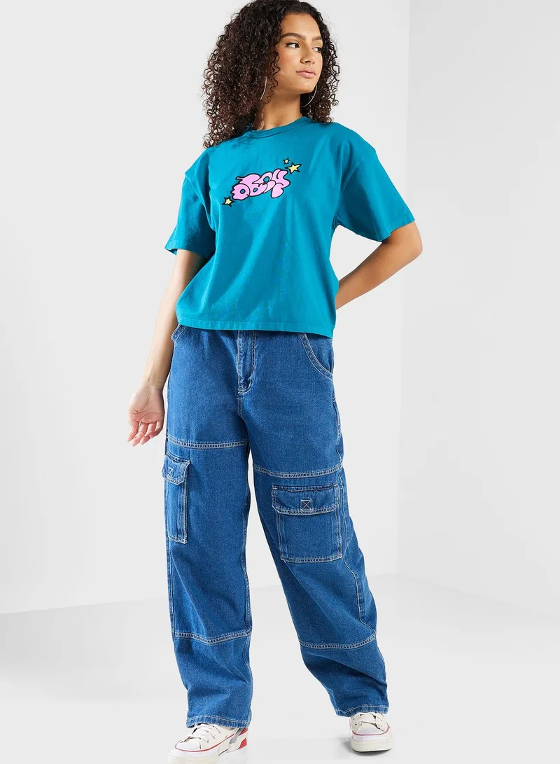 OBEY Bubble And Stars T-Shirt