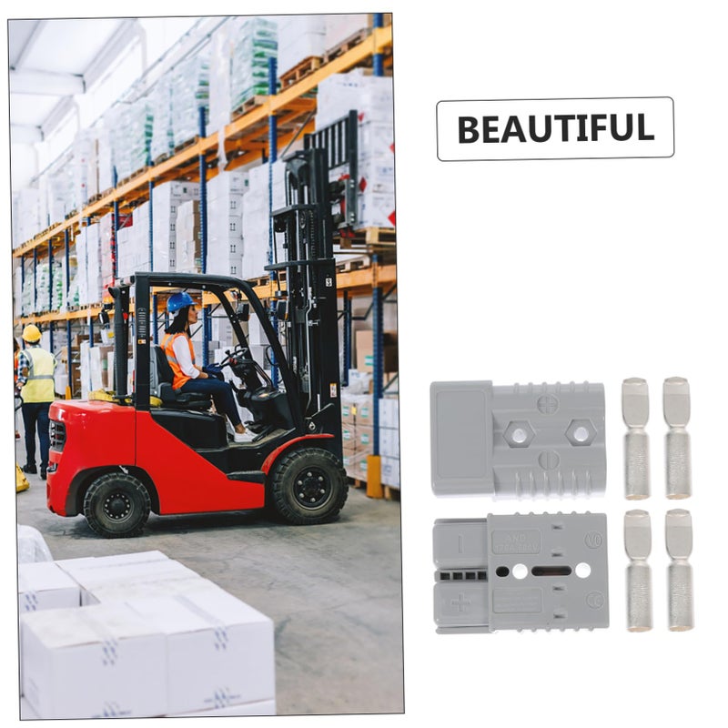 2 Pcs High Temperature Resistant Battery Quick Disconnect Connectors For Electric Forklifts - Image 4