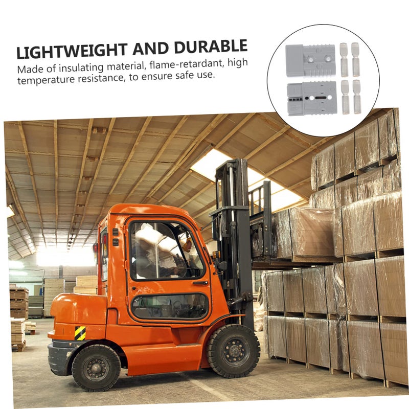 2 Pcs High Temperature Resistant Battery Quick Disconnect Connectors For Electric Forklifts - Image 3