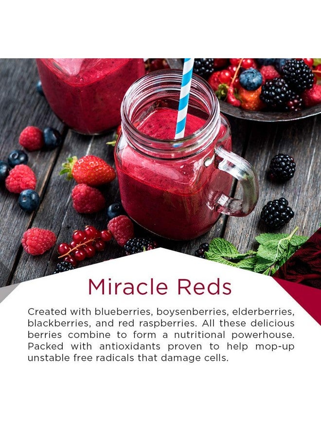 MacroLife Naturals Miracle Reds Superfood Supplement Powder Antioxidants Polyphenols Enzymes Probiotics Raw Nongmo Organic Vegan Gluten & Dairy Free 10Oz (30 Servings) - Image 4