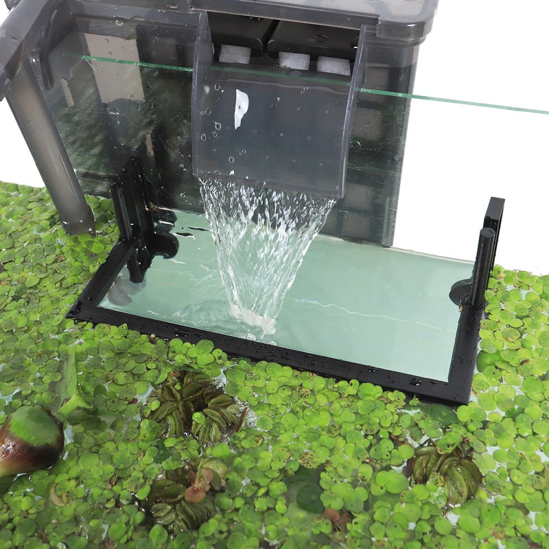 HOZOE Aquarium Floating Plant Corral, Intercepting Floating Plants from Filters and Heaters, Adjustable Height with Water Level, Can Be Used to Framed and Frameless Aquariums. (Style 2) - Image 3