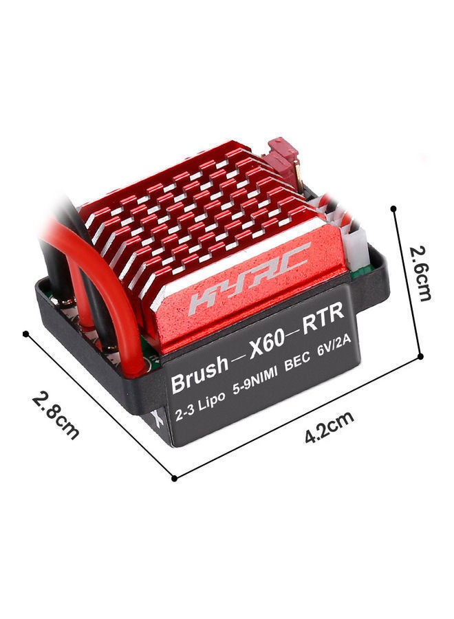 NIBEMINENT 60A Brushed ESC For RC Cars - Image 2