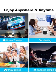 SUKILO Console Projector | 4K Support, 10,000+ Classic Games, 2.4G Wireless Controllers, Android 11, Plug and Play, 130” Max Screen, Australian Plug – Christmas Surprise for Kids  - Image 5