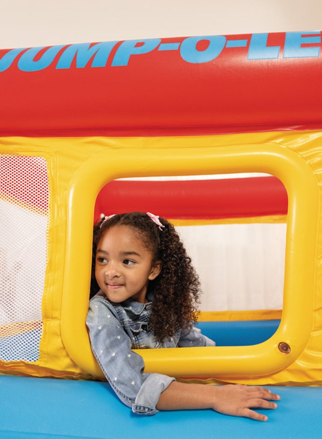 INTEX Jump-O-Lene Inflatable Bouncer Play House 1.74m x 1.74m x 1.12m 174x174x112cm - Image 5