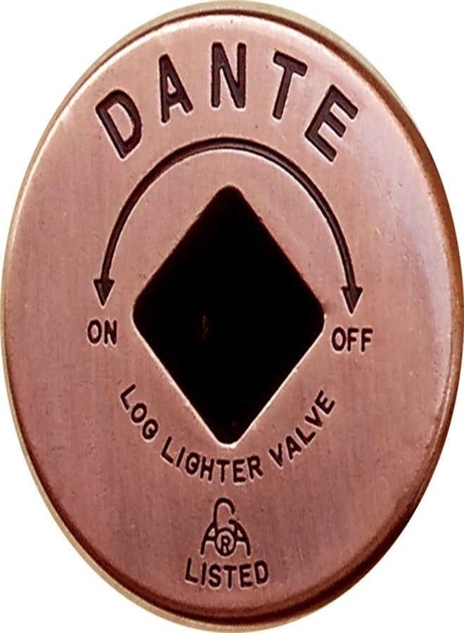 Dante Products FP.GV.AC Antique Copper Floor Plate for Dante Globe Valve - Image 1