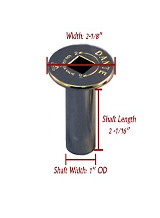 Dante Products FP.GV.AC Antique Copper Floor Plate for Dante Globe Valve - Image 2