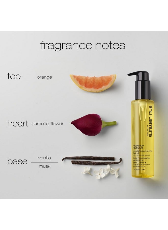 شو ايمورا أرت أوف هير زيت الشعر المغذي والواقي من Shu Uemura Essence Absolue | زيت شعر خفيف الوزن ومتعدد الفوائد | يرطب ويقلل من التجعد | مع حماية من الحرارة | زيت الكاميليا الياباني | لجميع أنواع الشعر | 150 مل  - Image 3