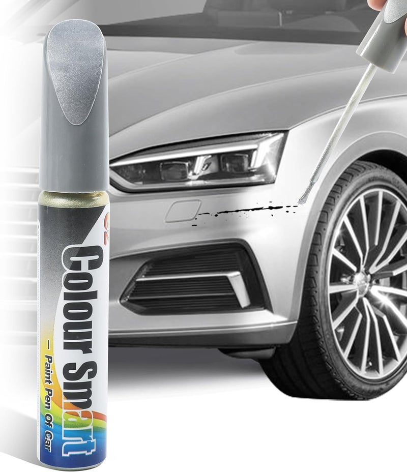SWIUKPHE Car Scratch Remover, Car Paint Scratch Repair, Car Scratch Remover Pen, Car Accessories Car Pro Mending Car Remover Scratch Repair Paint Pen, Automotive Touch Up Paint (Silver) - Image 1