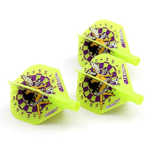 CUESOUL TERO AK4 Green Dart Flights Diamond Shape,Set of 3 pcs(CS-AK4+7ZS) - Image 2