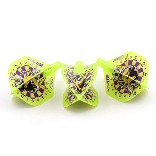 CUESOUL TERO AK4 Green Dart Flights Diamond Shape,Set of 3 pcs(CS-AK4+7ZS) - Image 3