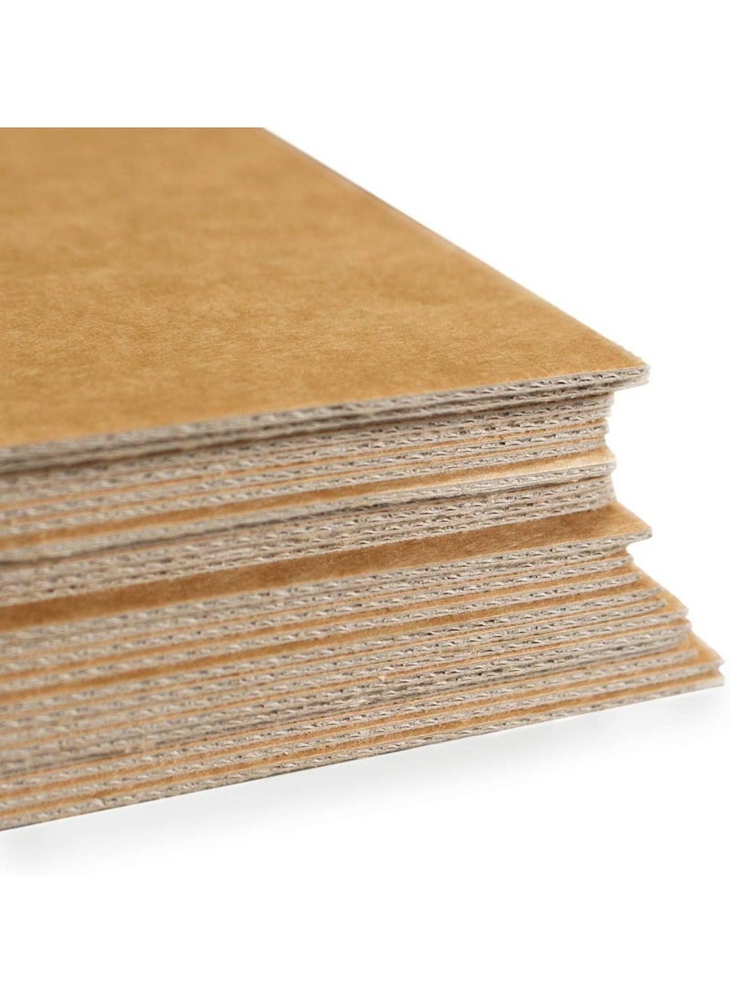 BPA - Modelmaking Cardboard 2mm - 300gsm kraft laminated outer surfaces. A1 x 30 sheets - Image 1