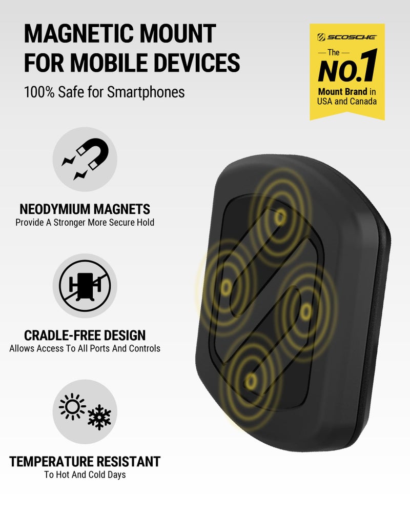 Scosche Scosche MAGDM Magicmount Elite Universal Magnetic Smartphone/GPS Mount for The Car, Home or Office - Image 2