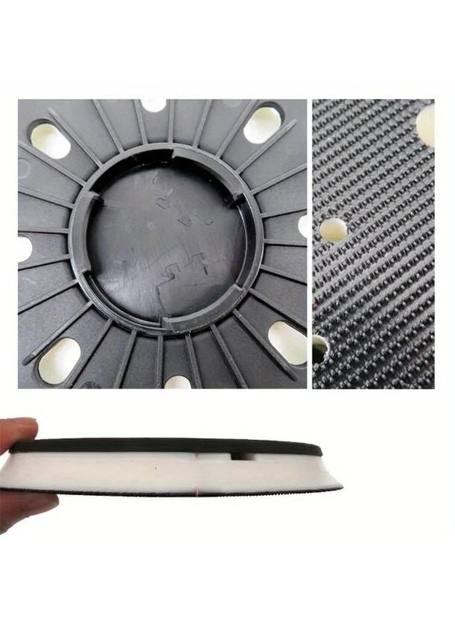 وسادة سنفرة 6 بوصة بـ 33 فتحة لطاحونة الزاوية، ملحق ساندر مزيل للغبار - Image 5