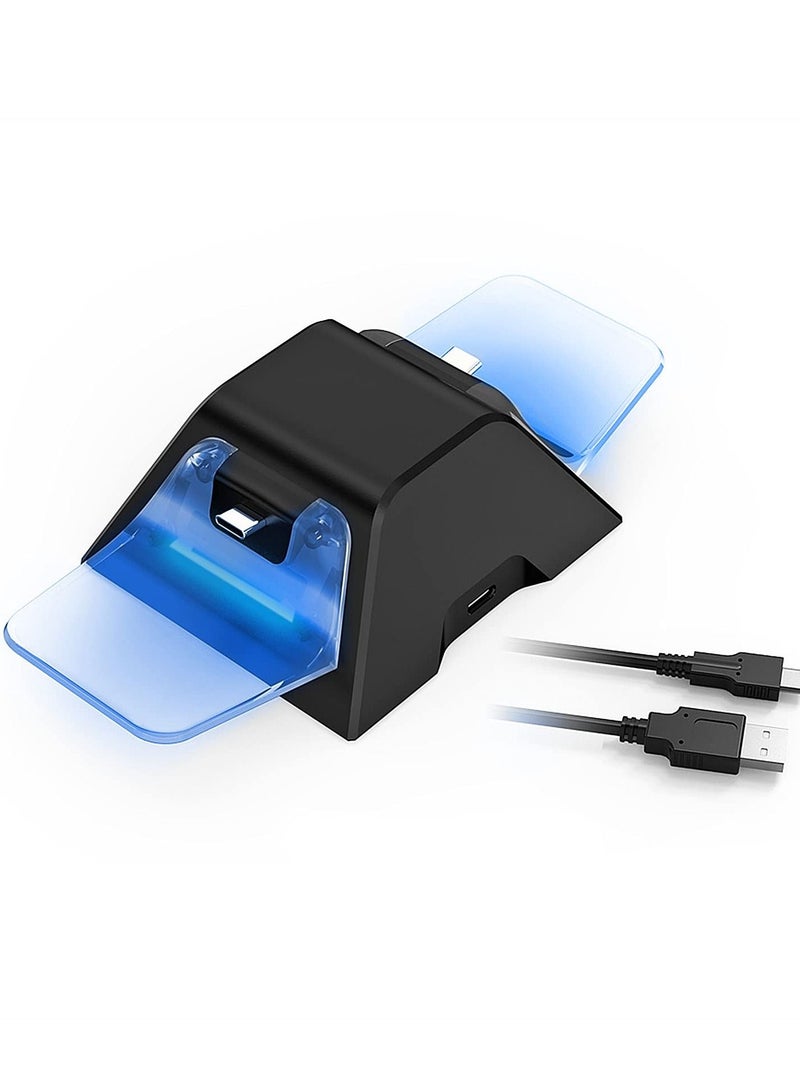 Controller Charger for PS5 Dual Charging Dock with LED Indicator USB TYPE-C Output PlayStation 5 Gamepad