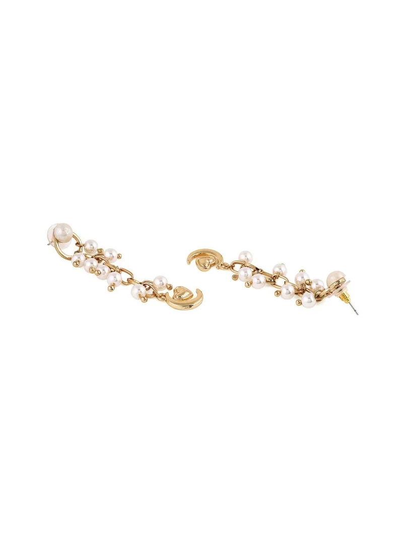 Priyaasi Plated Pearls Contemporary Drop Earrings