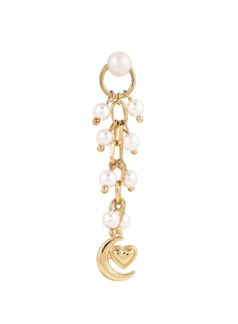 Priyaasi Plated Pearls Contemporary Drop Earrings