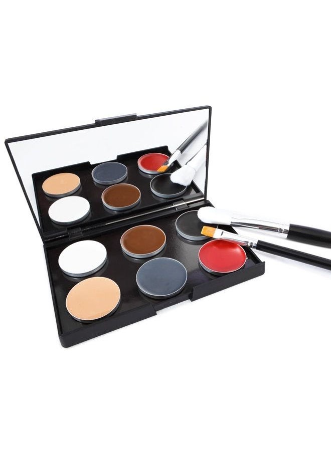 JUVITUS Plastic Makeup Palette with Mirror - Pro Collection (Medium size, 5.9 x 3.9 inches)  - Image 2