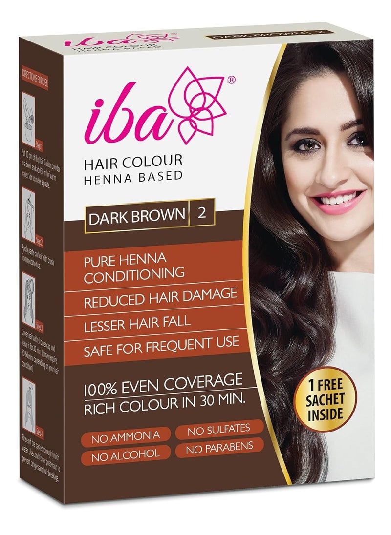 Iba Iba Halal Care Hair Color 70g Dark Brown  - Image 1