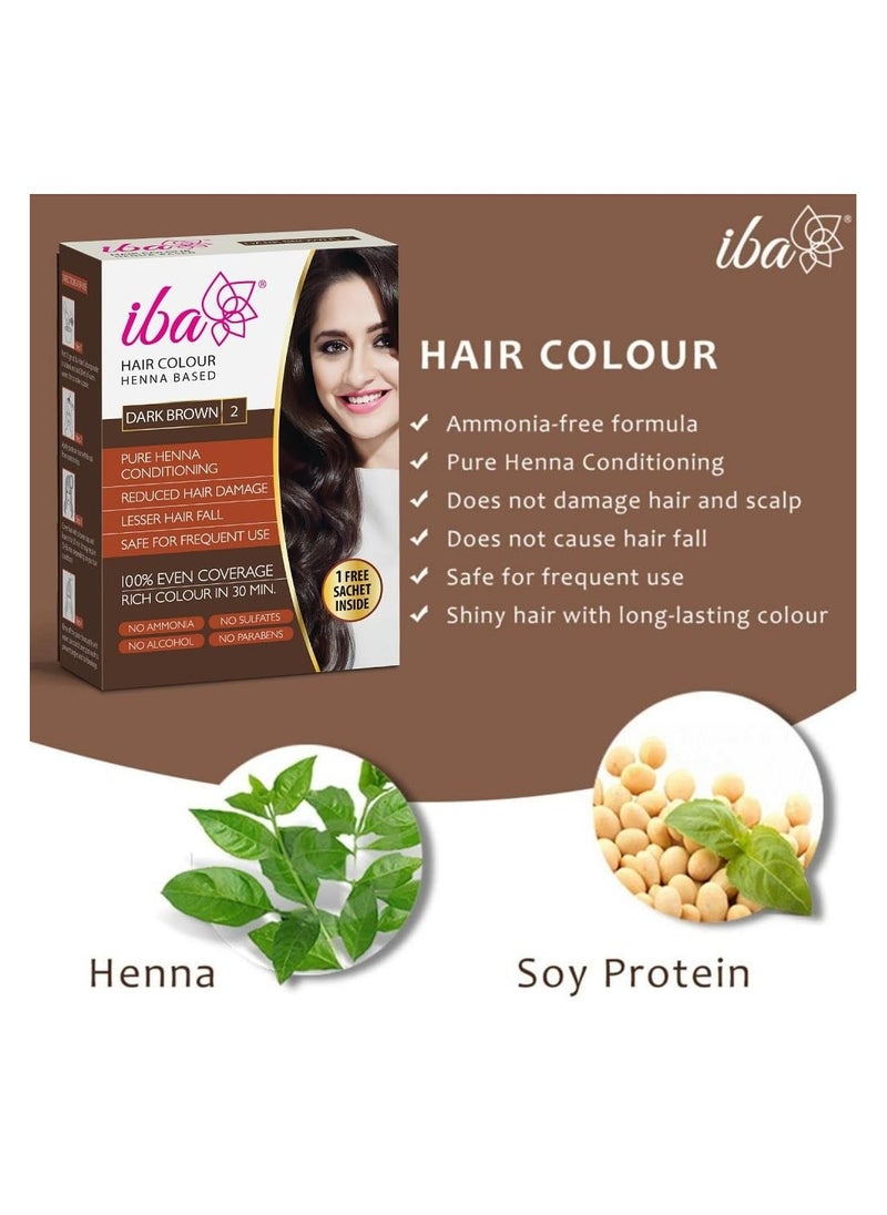 Iba Iba Halal Care Hair Color 70g Dark Brown  - Image 2