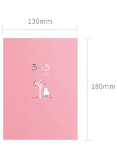 Y&D Schedule Notebook Personal Daily Planner Journal, Notepad Plan Appointment Memo Book, Best Agenda Day to Achieve Your Goals and Increase Productivity, Pink  - Image 5
