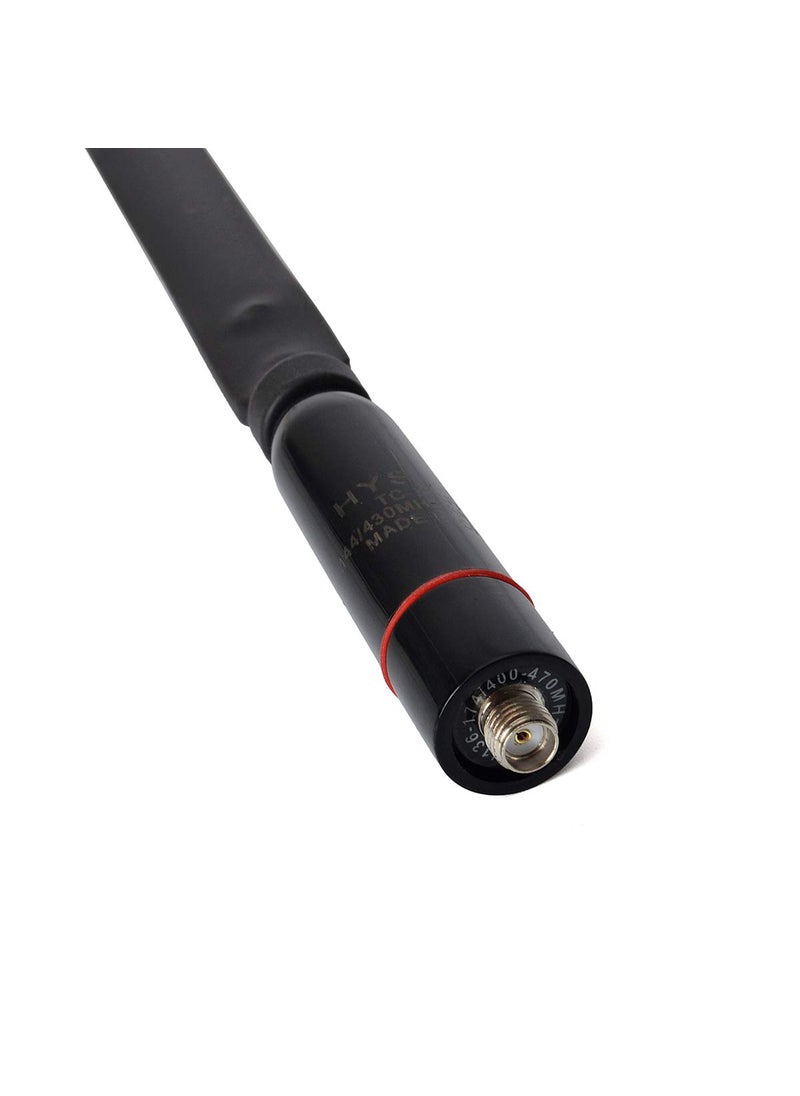 HYS HYS SMA-Female Handheld Dual Band Antenna 15.3-Inch Super Foldable VHF/UHF (144/430Mhz) Antenna for BaoFeng uv-5r uv-82 f8hp BF-F8+ Kenwood Radios (2 Pack)  - Image 4