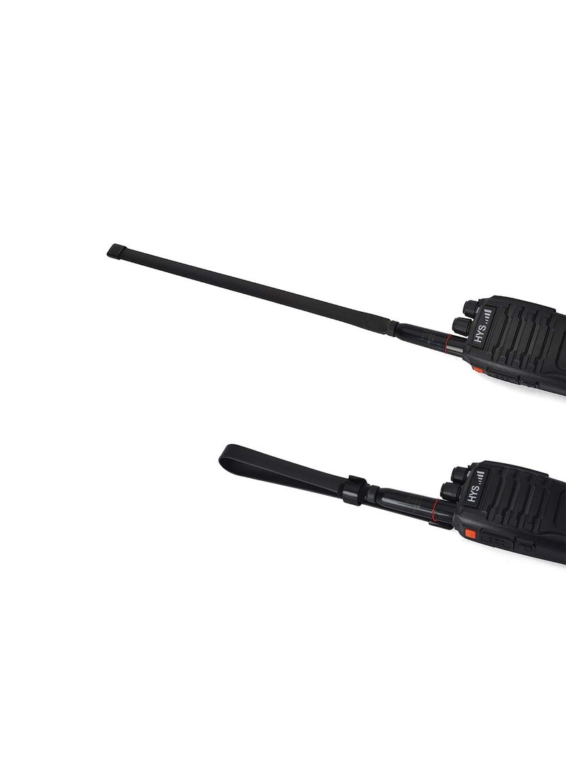 HYS HYS SMA-Female Handheld Dual Band Antenna 15.3-Inch Super Foldable VHF/UHF (144/430Mhz) Antenna for BaoFeng uv-5r uv-82 f8hp BF-F8+ Kenwood Radios (2 Pack)  - Image 5