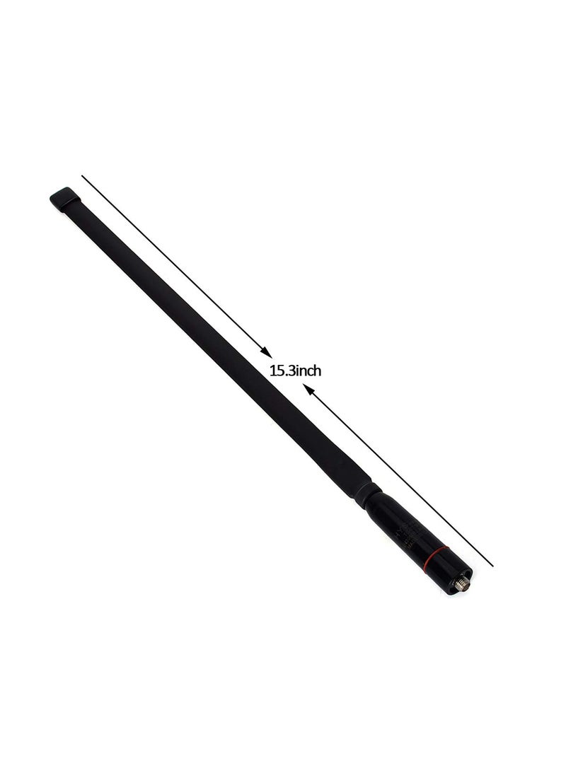 HYS HYS SMA-Female Handheld Dual Band Antenna 15.3-Inch Super Foldable VHF/UHF (144/430Mhz) Antenna for BaoFeng uv-5r uv-82 f8hp BF-F8+ Kenwood Radios (2 Pack)  - Image 3