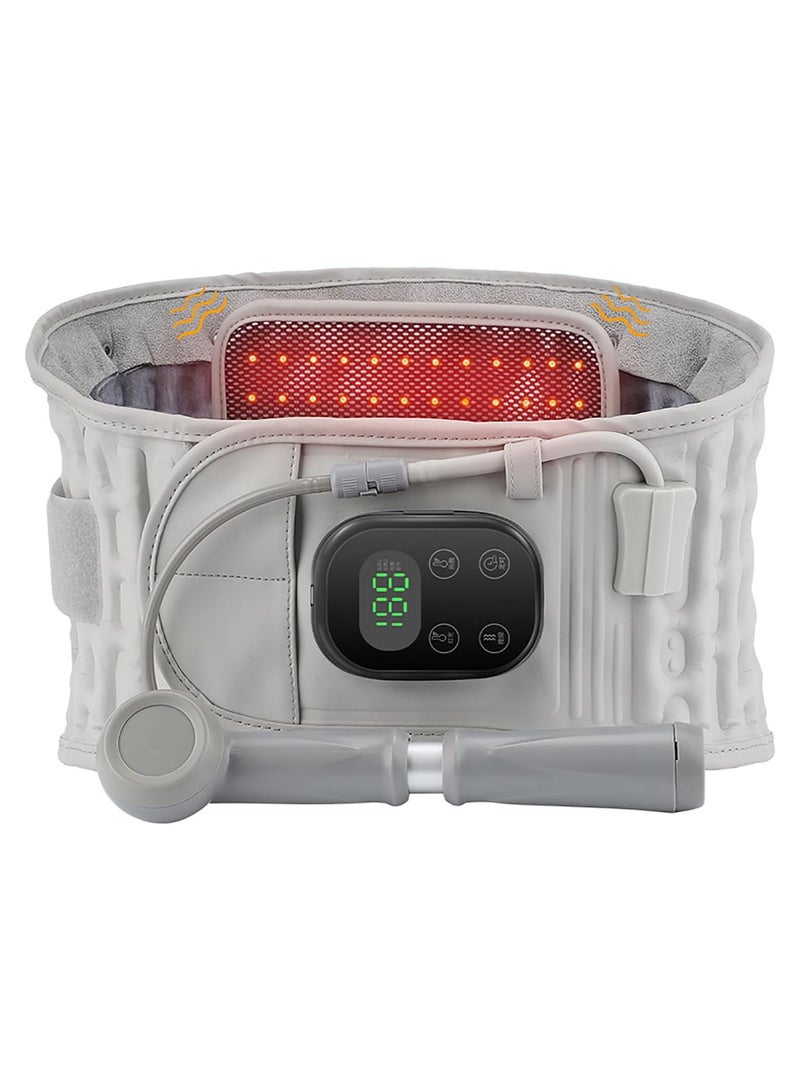 general Heated Back Massage Envelope, Electric Heated Belt, 8 Massage Modes and 6 Heating Modes for Lower Back, Lower Back, Lower Back, Abdomen, Abdominal Spine Pain Relief - Image 1