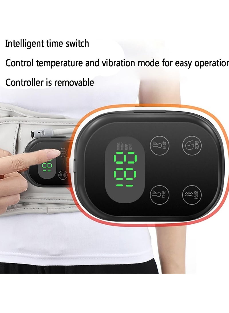 general Heated Back Massage Envelope, Electric Heated Belt, 8 Massage Modes and 6 Heating Modes for Lower Back, Lower Back, Lower Back, Abdomen, Abdominal Spine Pain Relief - Image 2