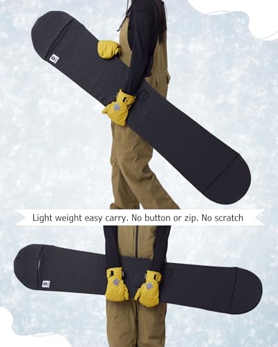 MONS Snowboard Sleeve Soft Cover Case, Fit in Bag Storage Transport Protection/Whole Cover (S) - Image 3