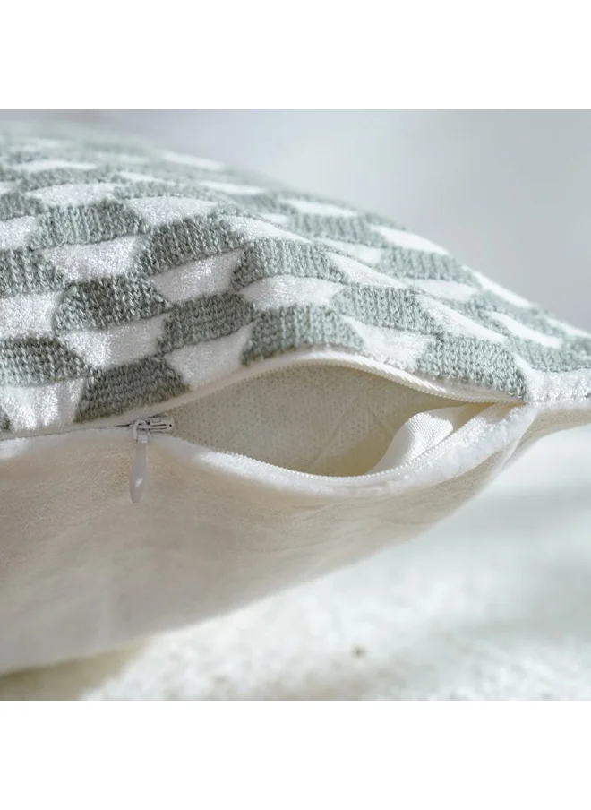 DANUBE HOME Pearl Glacier Cushion Cover Grey 45x45 CM