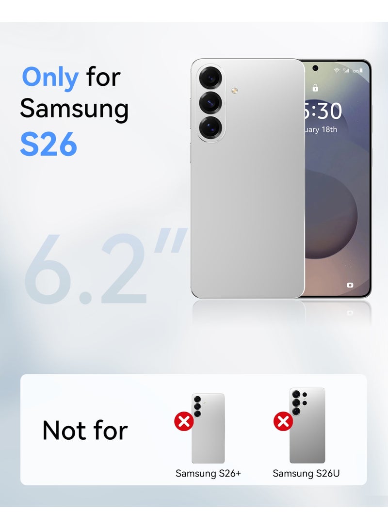 RAPTIC Air Stand for Samsung Galaxy S26 Case [MagSafe] Cover Ring Kickstand [13 Feet Drop tested] Mil Grade - Clear - Image 2