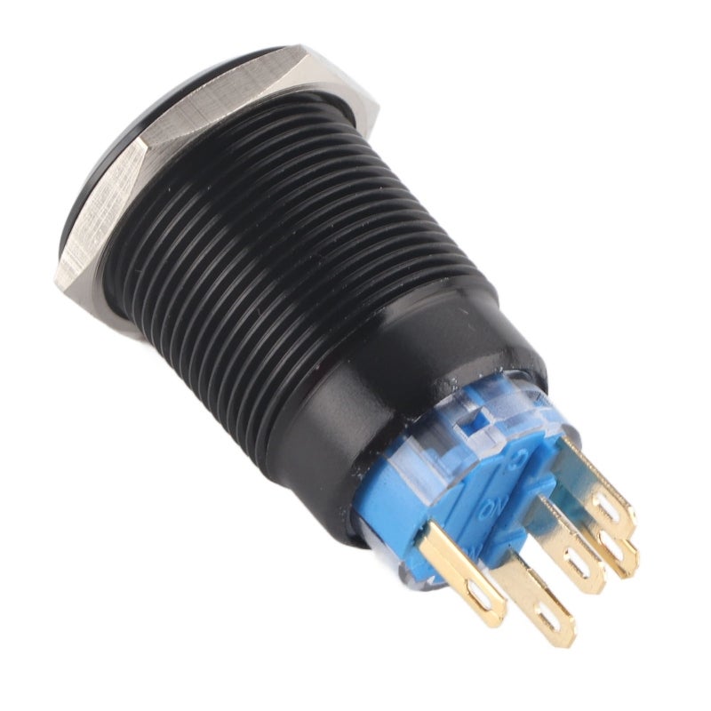 12V Waterproof Car Engine Start Push Button Switch Ignition Starter Black Zinc Aluminium Alloy - Image 4