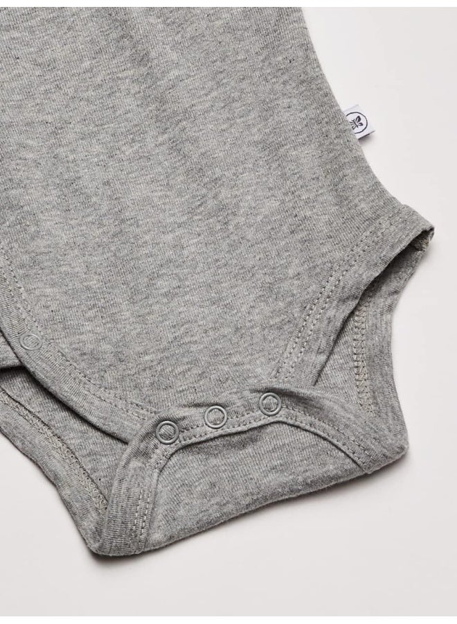The Honest Company The Honest Company Unisex Baby 3-Pack Organic Cotton Long Sleeve Side-Snap Kimono Bodysuits - Image 3
