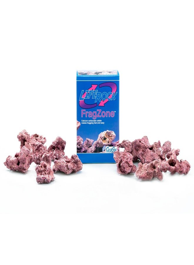 كاريب سي منطقة تفتيت الصخور من كاريبسي لايف - 2.25 رطل - قواعد تثبيت طبيعية مصنوعة من الأراغونيت لأحواض الشعاب المرجانية - مثالية لنمو تفتيت المرجان - تدعم التصاق المرجان بشكل صحي - Image 1